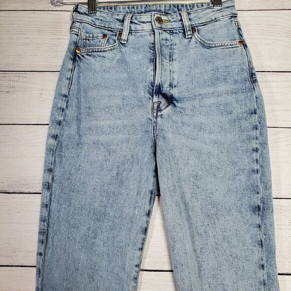HM Jeans Womens Size 2 Mom Jeans Light Wash Pockets - Picture 1 of 10